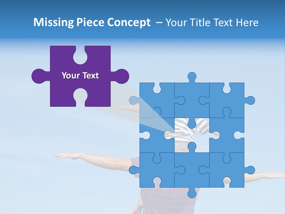 Holding Boy Freedom PowerPoint Template