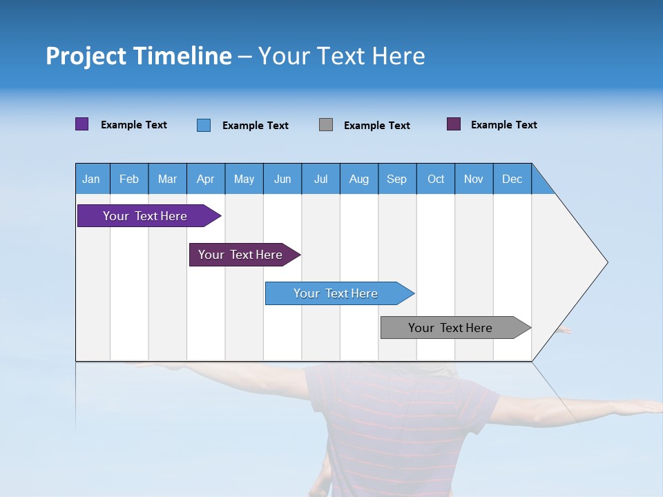 Holding Boy Freedom PowerPoint Template