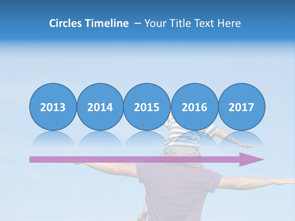 Holding Boy Freedom PowerPoint Template