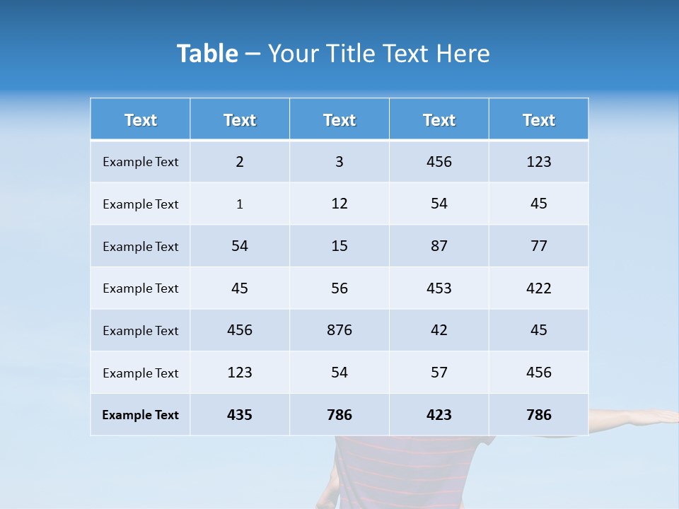 Holding Boy Freedom PowerPoint Template