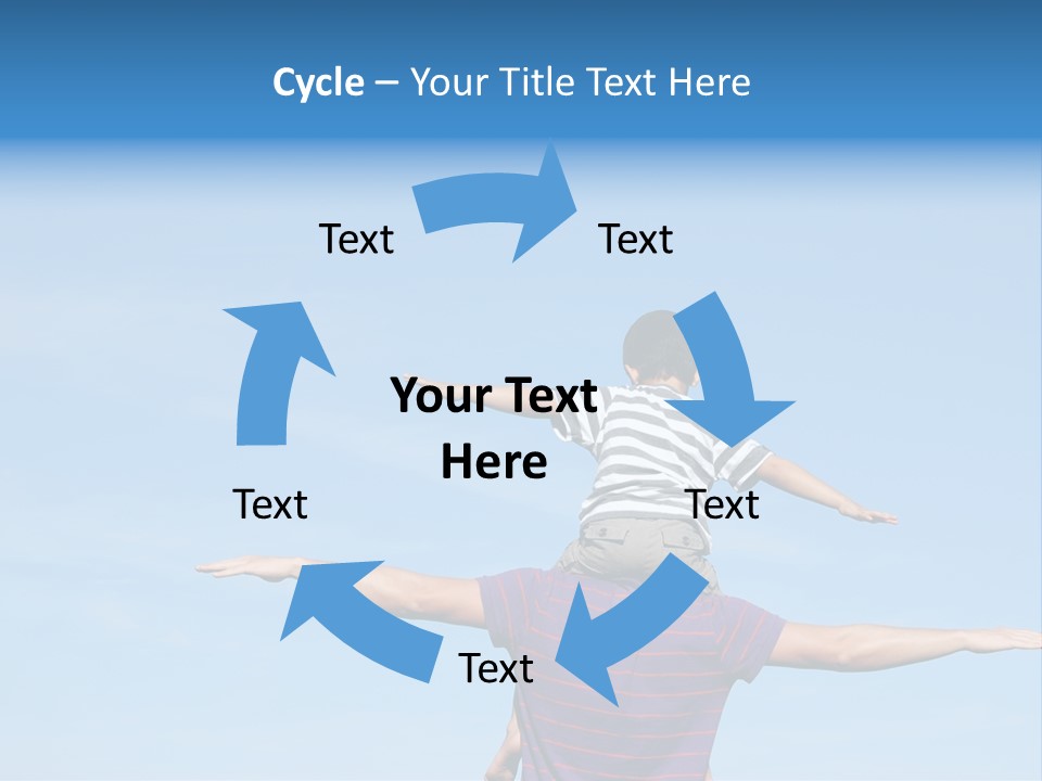 Holding Boy Freedom PowerPoint Template