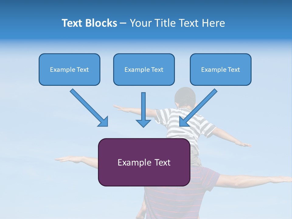 Holding Boy Freedom PowerPoint Template