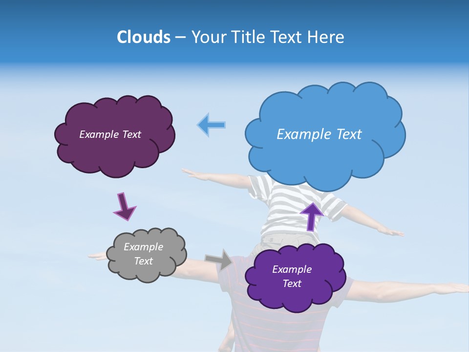 Holding Boy Freedom PowerPoint Template