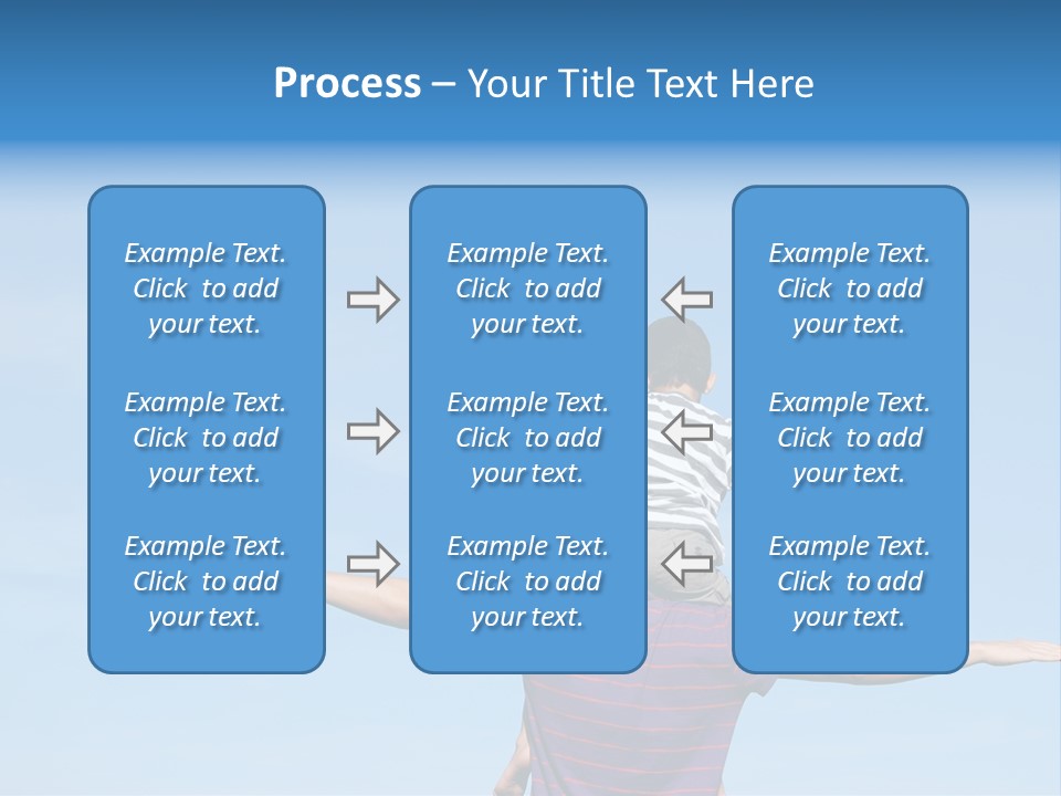 Holding Boy Freedom PowerPoint Template