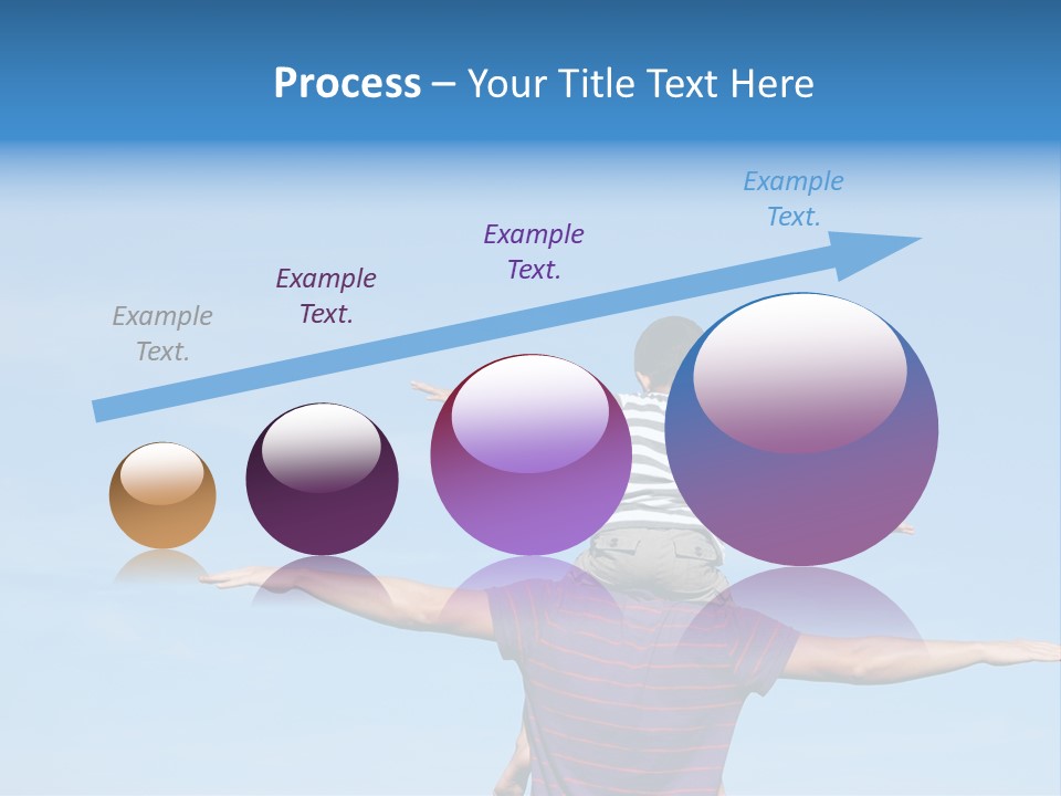 Holding Boy Freedom PowerPoint Template