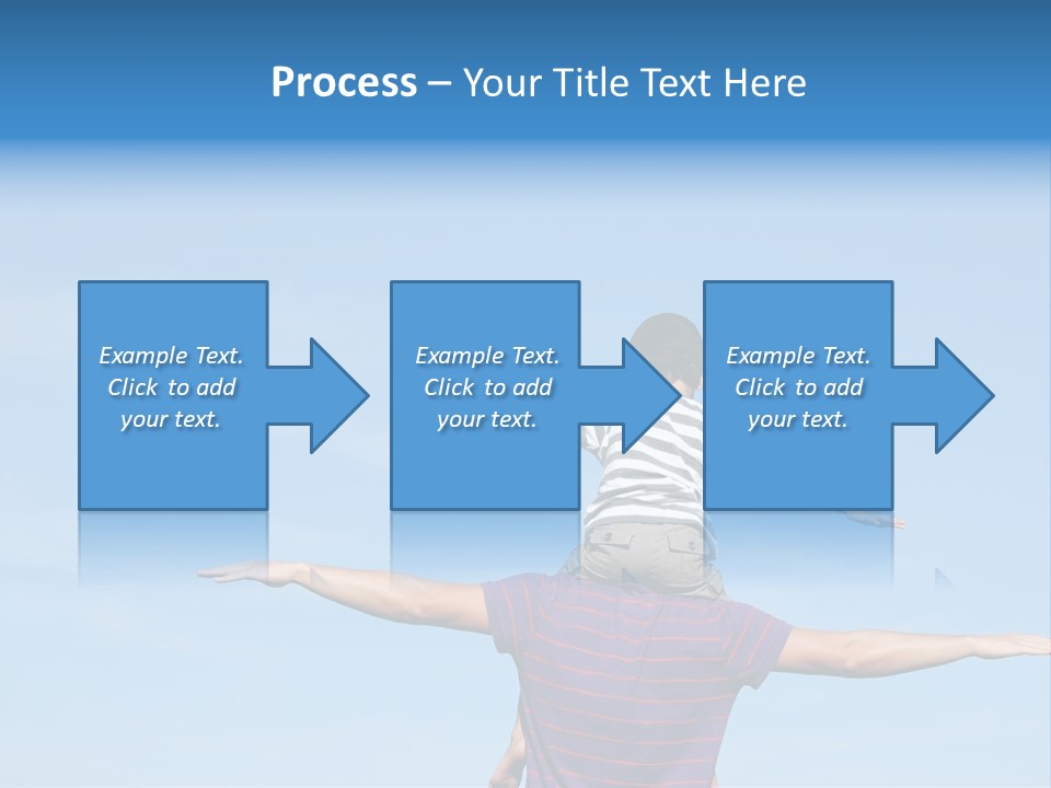 Holding Boy Freedom PowerPoint Template