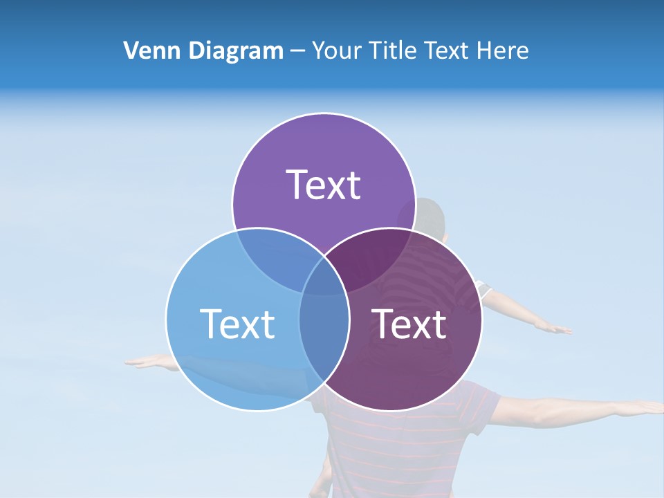 Holding Boy Freedom PowerPoint Template