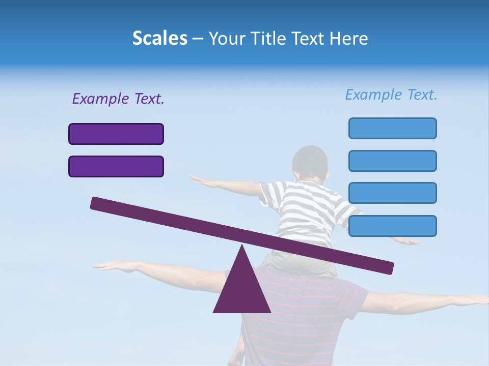 Holding Boy Freedom PowerPoint Template