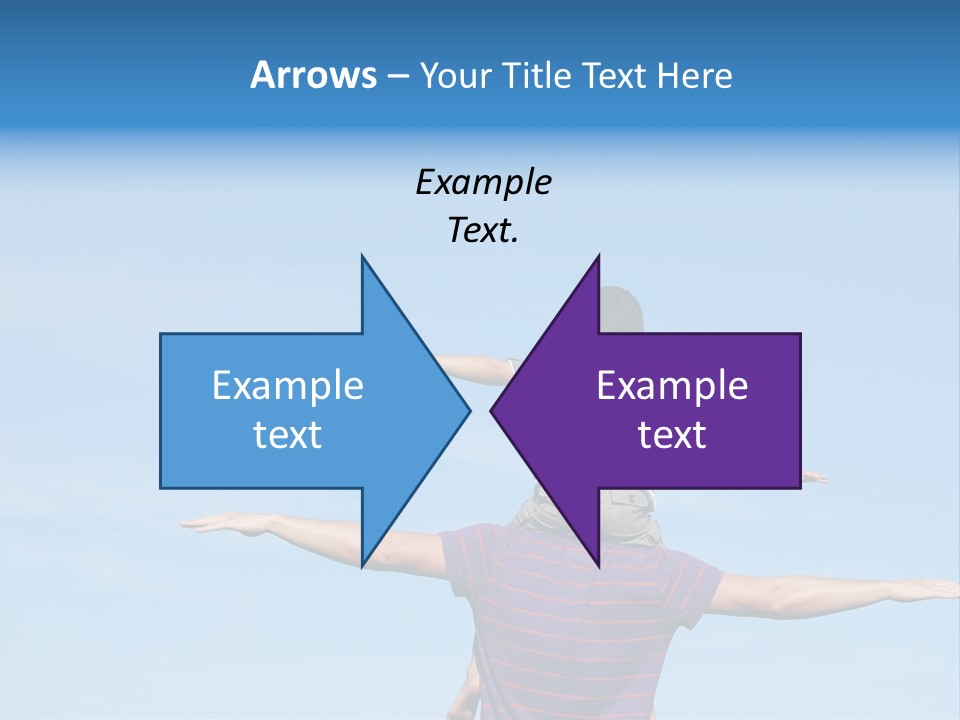 Holding Boy Freedom PowerPoint Template