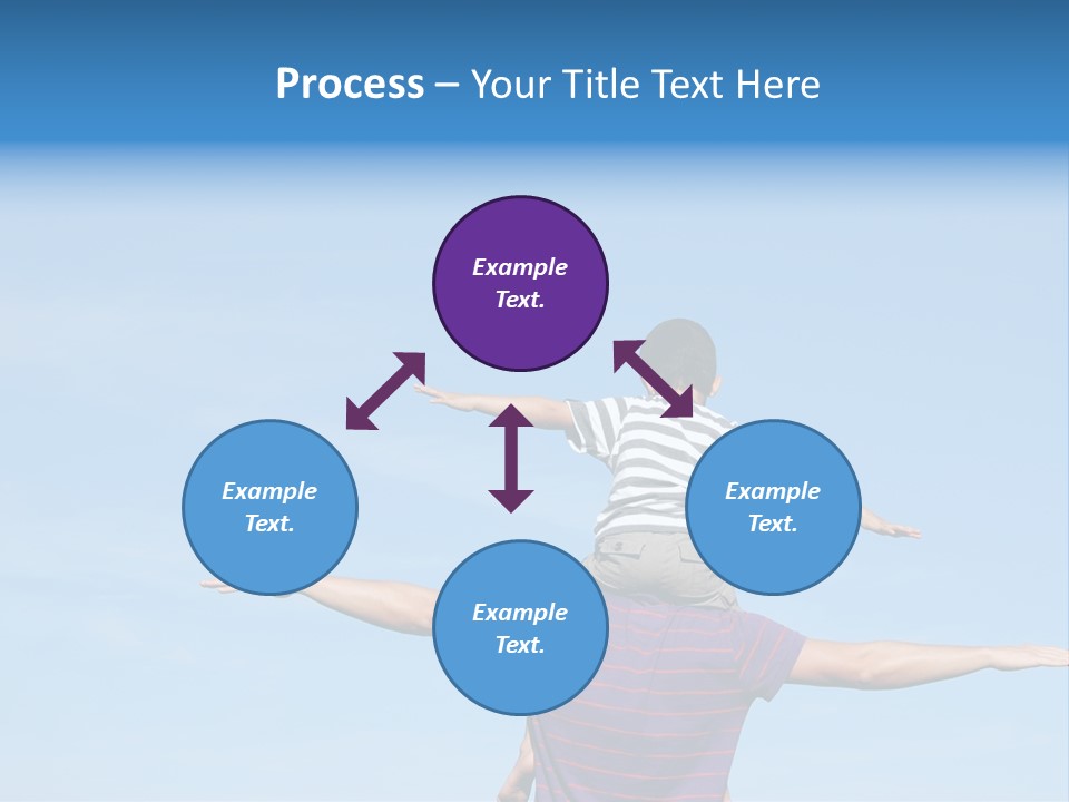 Holding Boy Freedom PowerPoint Template