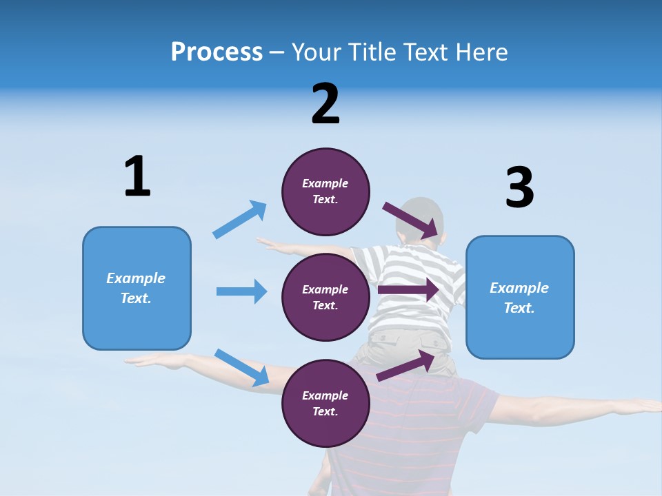 Holding Boy Freedom PowerPoint Template