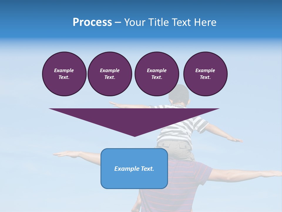 Holding Boy Freedom PowerPoint Template