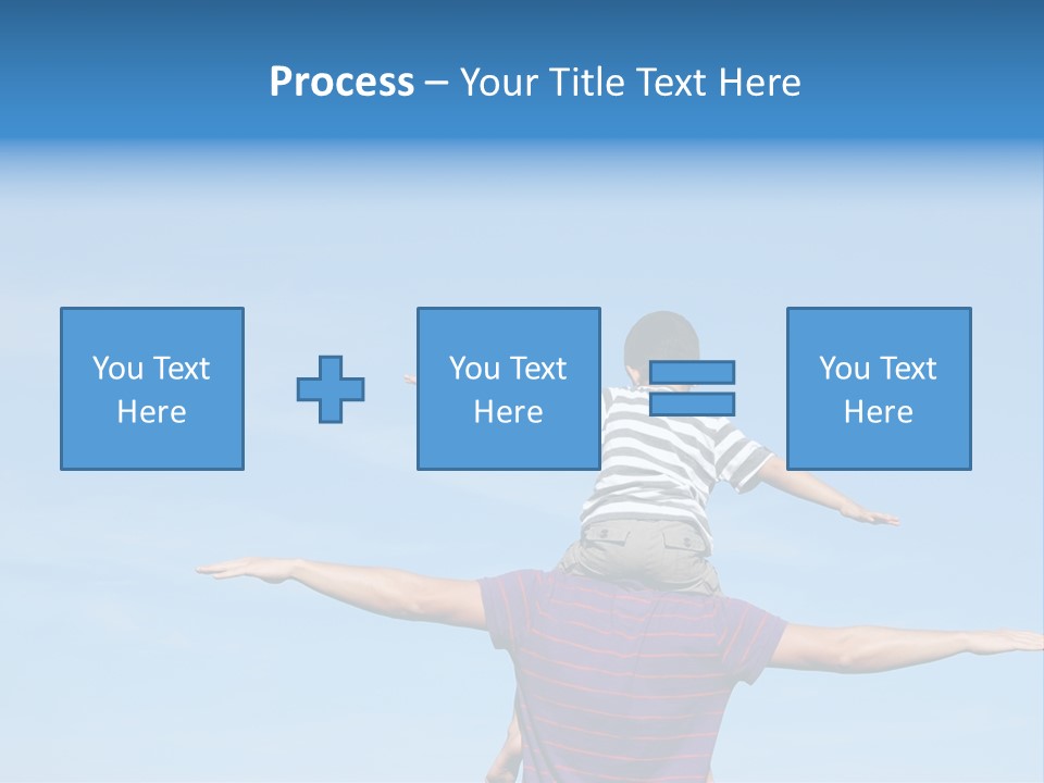 Holding Boy Freedom PowerPoint Template