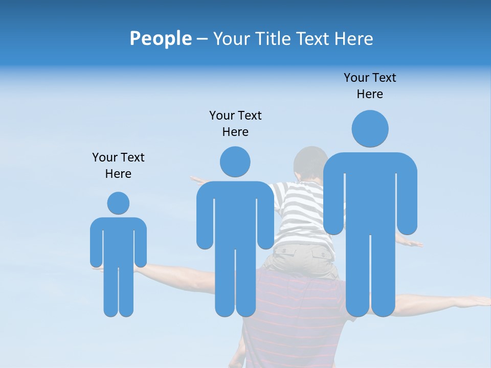 Holding Boy Freedom PowerPoint Template