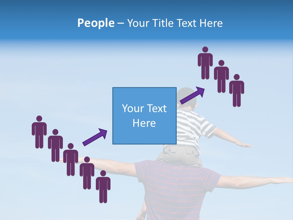 Holding Boy Freedom PowerPoint Template