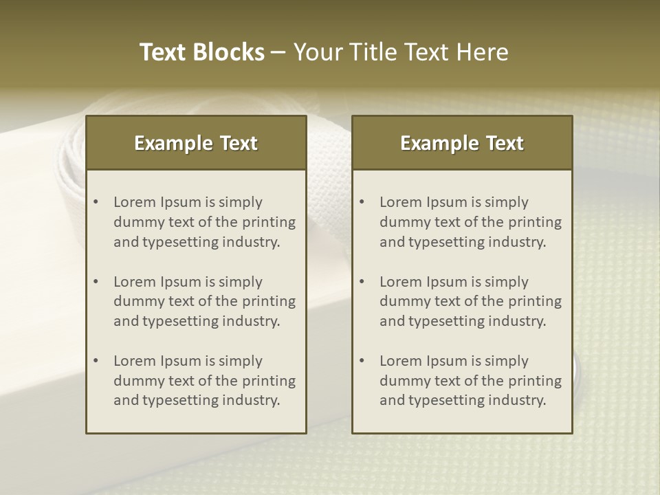 Mat Equipment Exercise PowerPoint Template