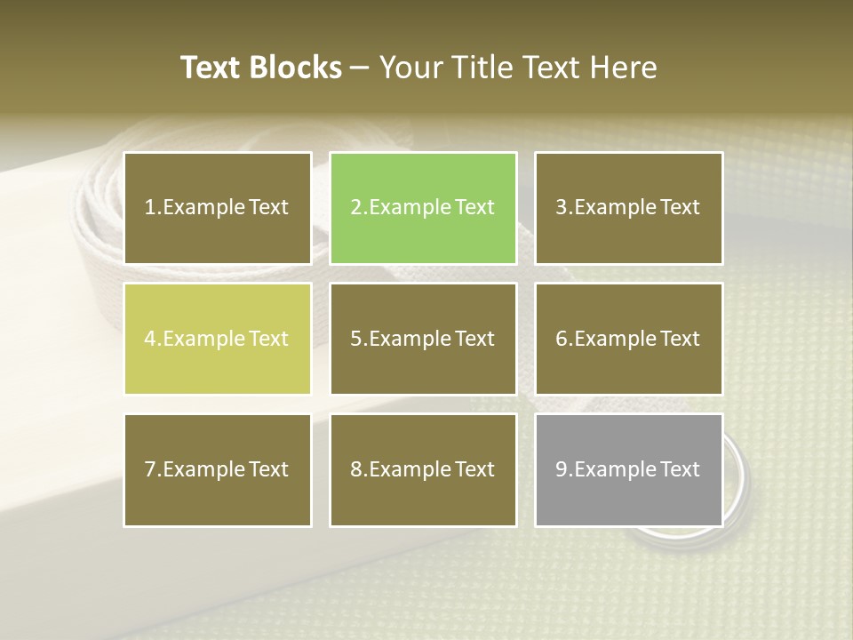 Mat Equipment Exercise PowerPoint Template