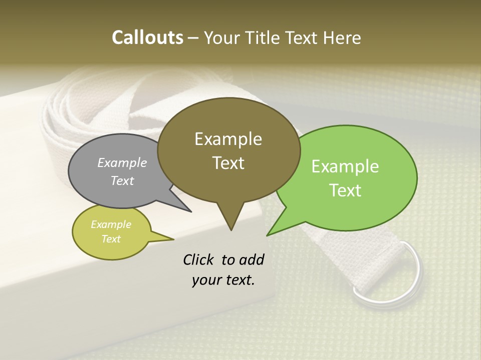 Mat Equipment Exercise PowerPoint Template