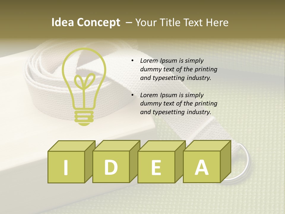 Mat Equipment Exercise PowerPoint Template