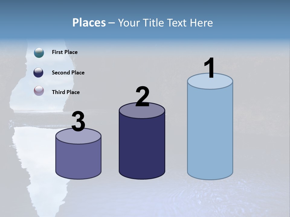 Idyllic Cavern Grotto PowerPoint Template