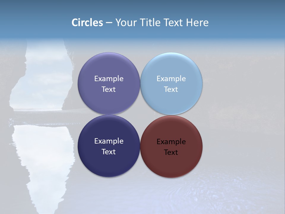 Idyllic Cavern Grotto PowerPoint Template