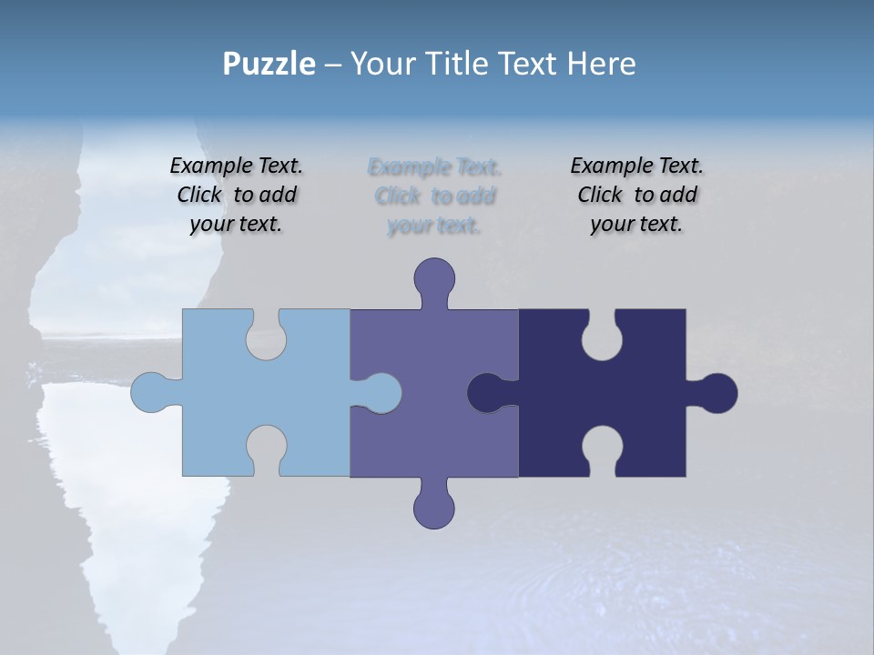 Idyllic Cavern Grotto PowerPoint Template