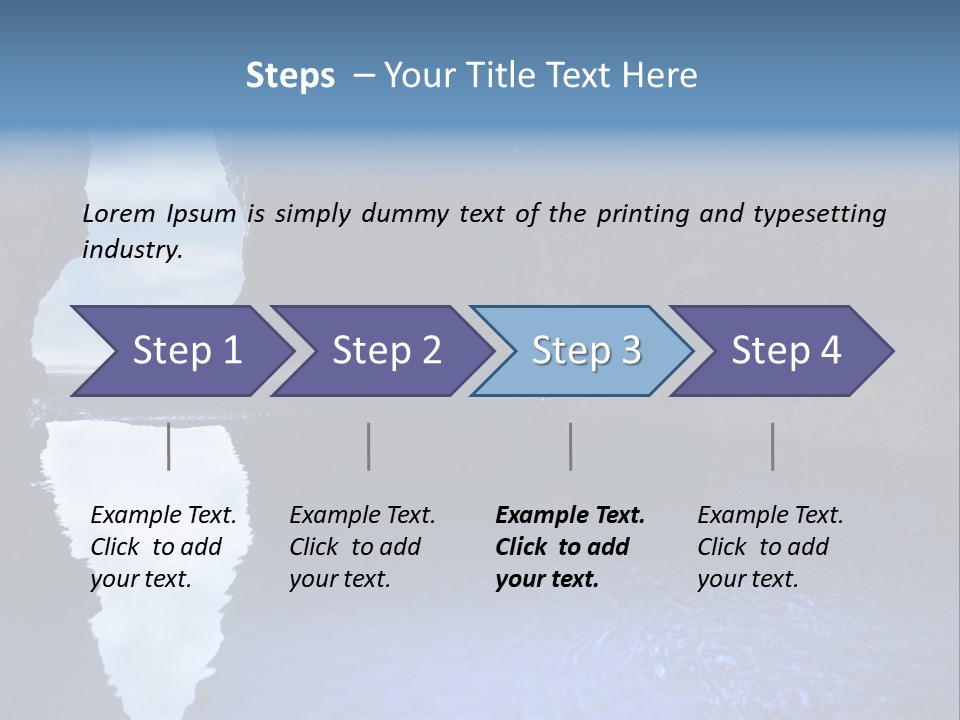 Idyllic Cavern Grotto PowerPoint Template