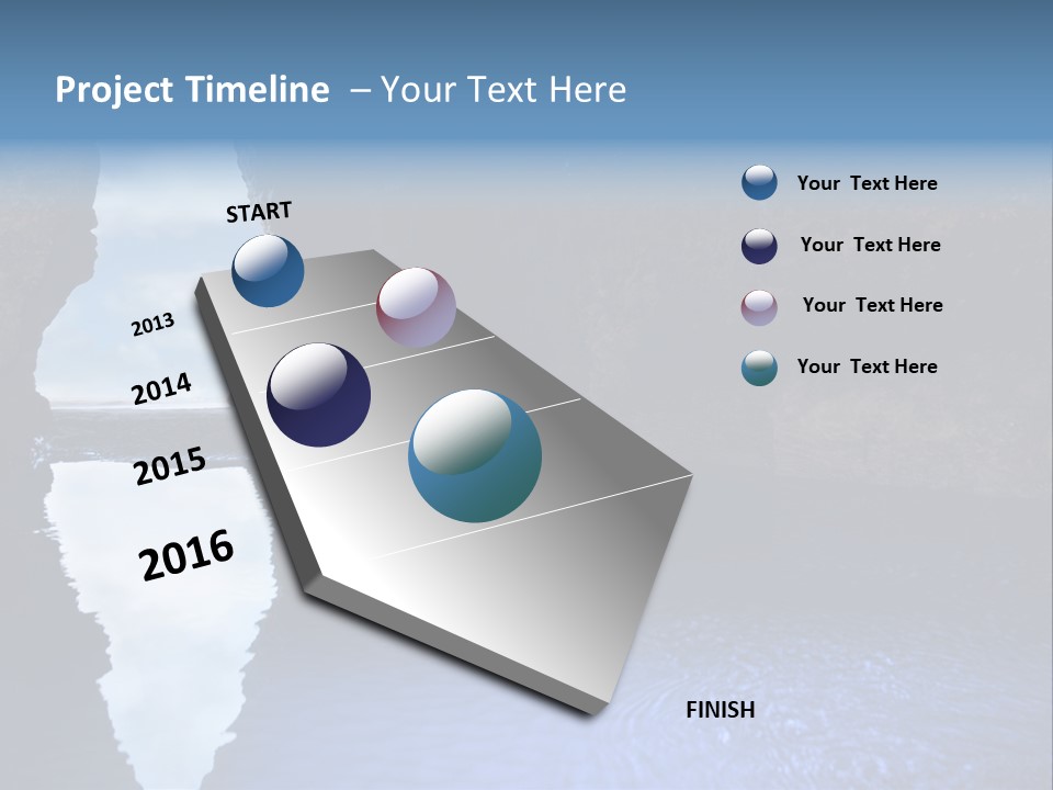 Idyllic Cavern Grotto PowerPoint Template
