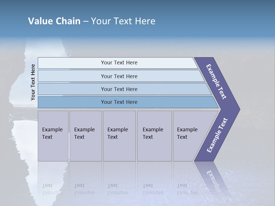 Idyllic Cavern Grotto PowerPoint Template