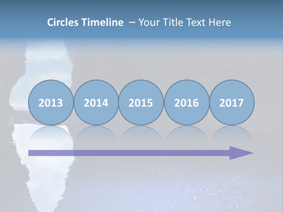 Idyllic Cavern Grotto PowerPoint Template