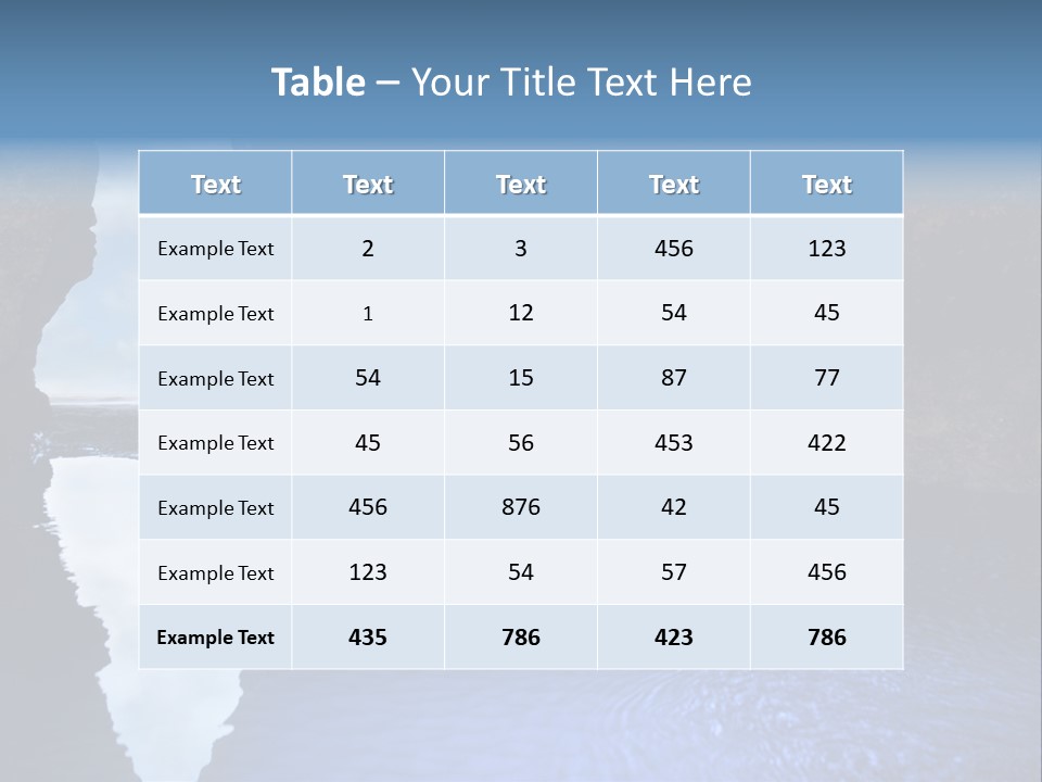 Idyllic Cavern Grotto PowerPoint Template