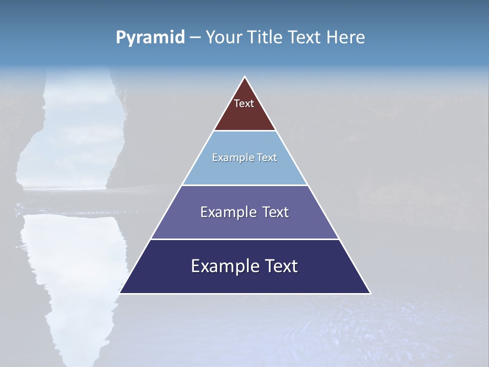 Idyllic Cavern Grotto PowerPoint Template