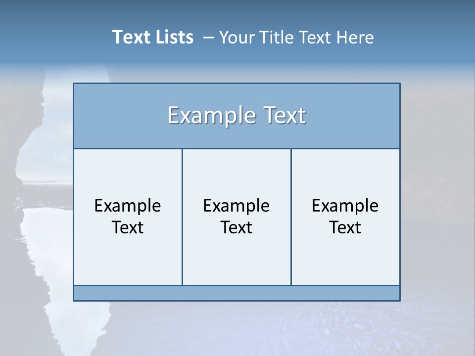 Idyllic Cavern Grotto PowerPoint Template