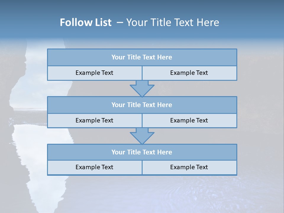 Idyllic Cavern Grotto PowerPoint Template