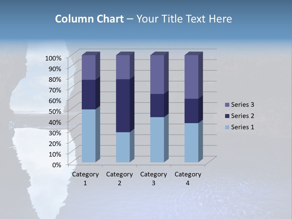 Idyllic Cavern Grotto PowerPoint Template