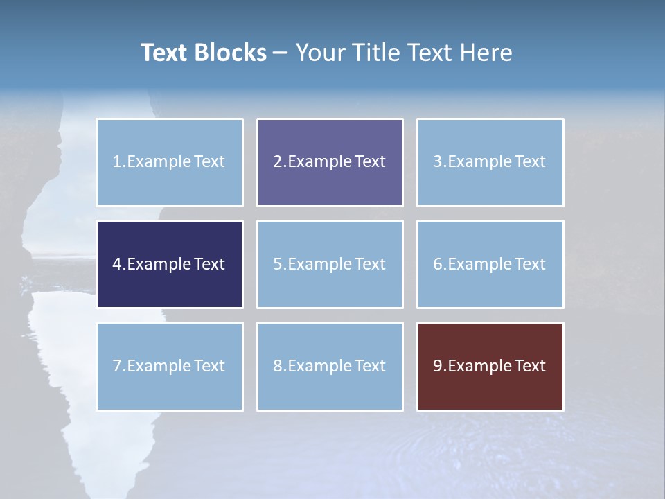 Idyllic Cavern Grotto PowerPoint Template