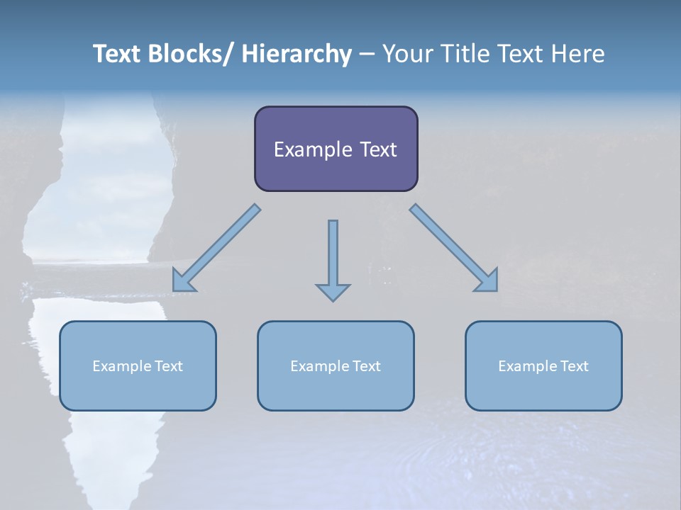 Idyllic Cavern Grotto PowerPoint Template