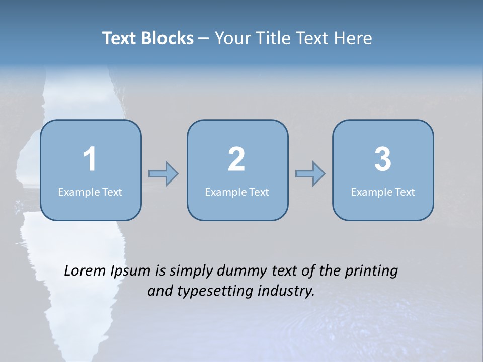 Idyllic Cavern Grotto PowerPoint Template