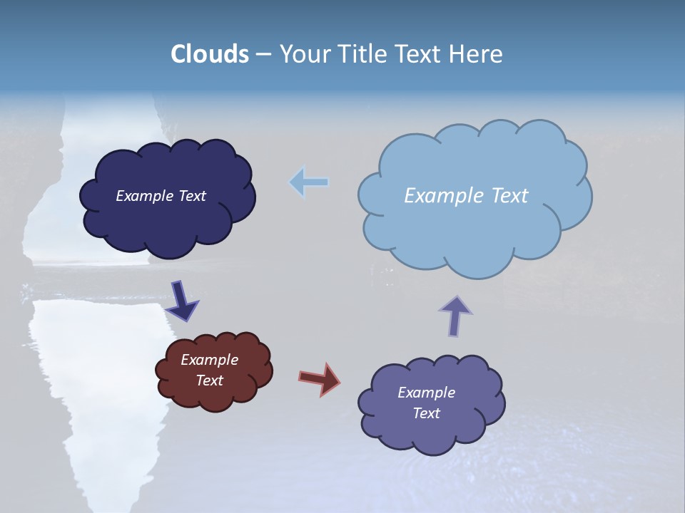 Idyllic Cavern Grotto PowerPoint Template