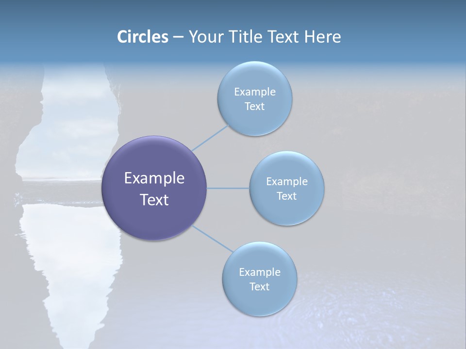 Idyllic Cavern Grotto PowerPoint Template