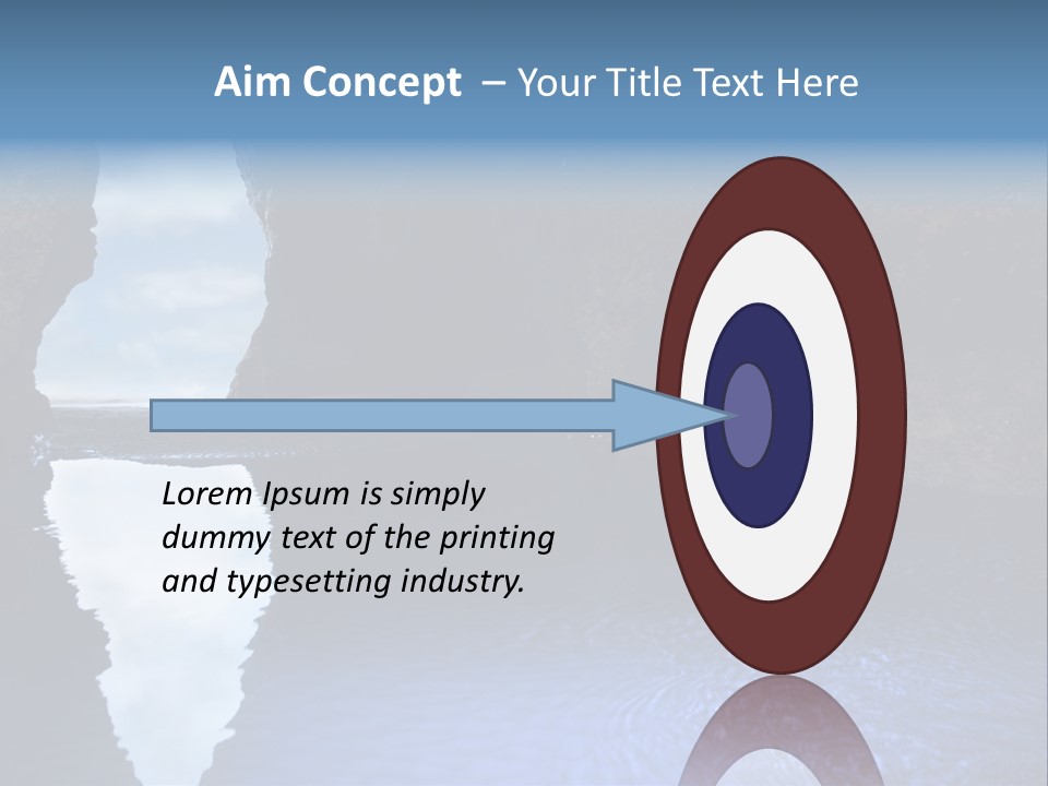 Idyllic Cavern Grotto PowerPoint Template