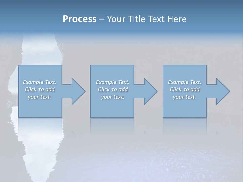 Idyllic Cavern Grotto PowerPoint Template
