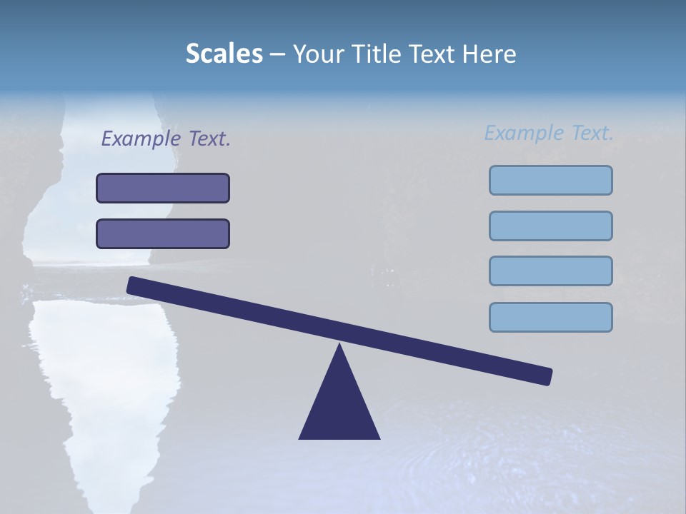 Idyllic Cavern Grotto PowerPoint Template
