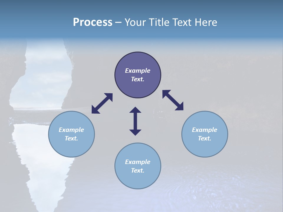 Idyllic Cavern Grotto PowerPoint Template