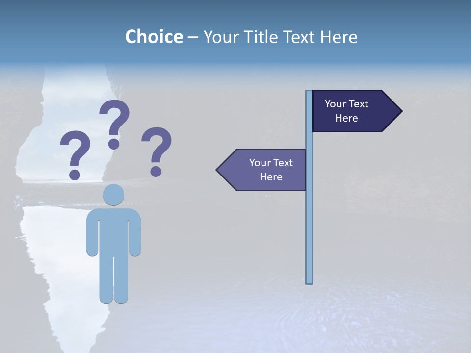 Idyllic Cavern Grotto PowerPoint Template