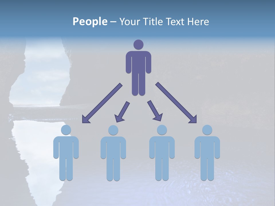 Idyllic Cavern Grotto PowerPoint Template