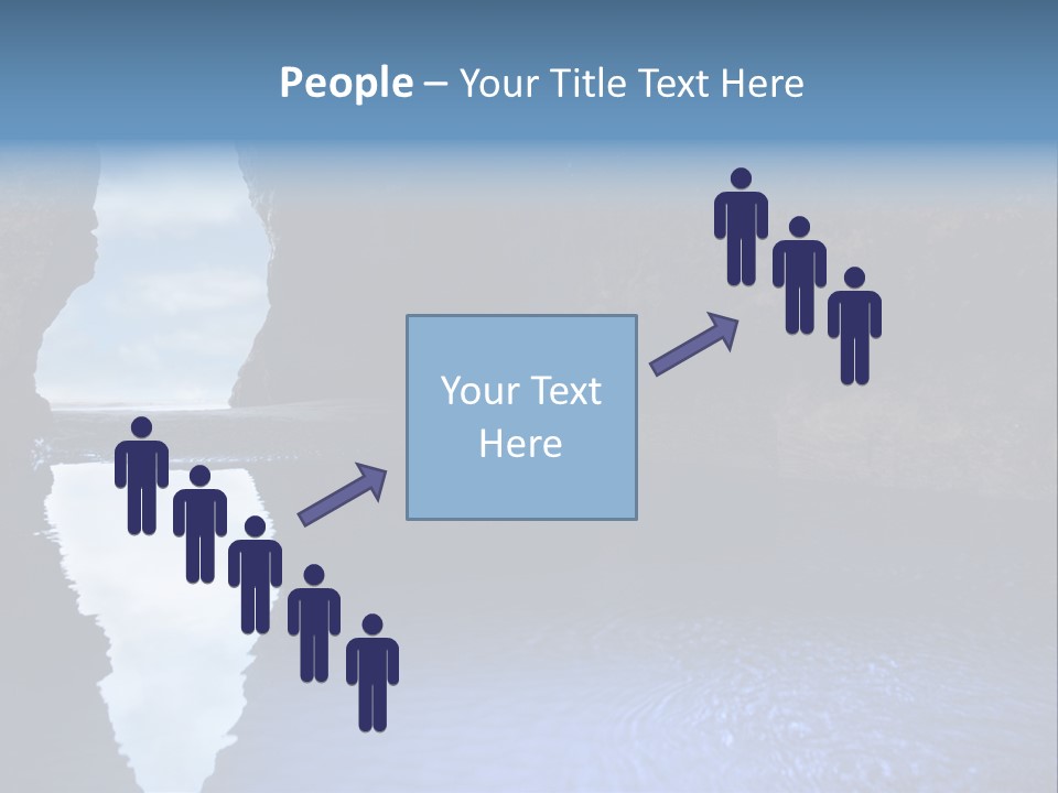 Idyllic Cavern Grotto PowerPoint Template