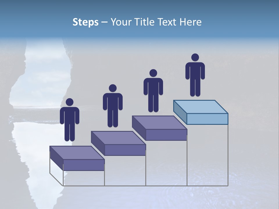 Idyllic Cavern Grotto PowerPoint Template