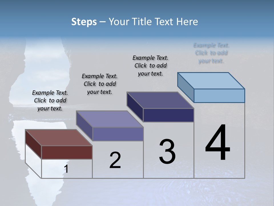 Idyllic Cavern Grotto PowerPoint Template