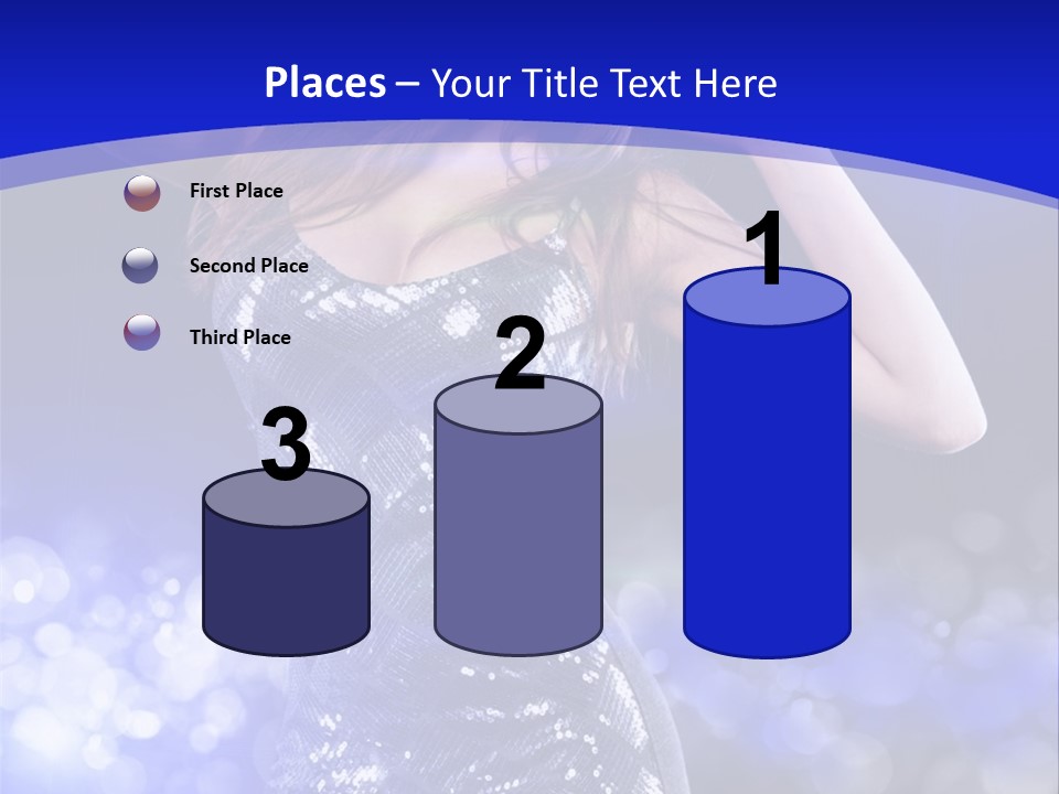 One Entertainment Blue PowerPoint Template